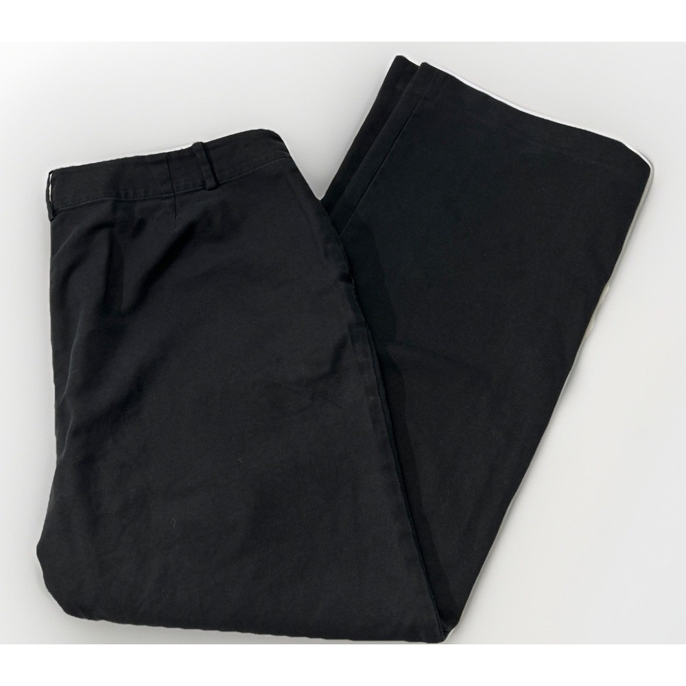 Women's Lauren Ralph Lauren Sanderson Wide Leg Chino Pants Stretch Career  Sz 16